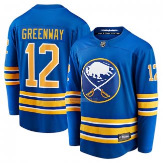Maglia Hockey Buffalo Sabres Jordan Greenway Home Breakaway Blu