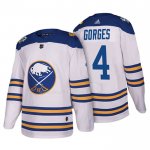 Maglia Hockey Buffalo Sabres Josh Gorges Autentico 2018 Winter Classic Bianco