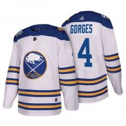 Maglia Hockey Buffalo Sabres Josh Gorges Autentico 2018 Winter Classic Bianco