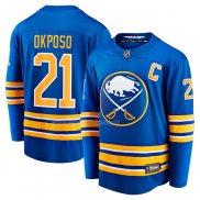 Maglia Hockey Buffalo Sabres Kyle Okposo Home Breakaway Blu