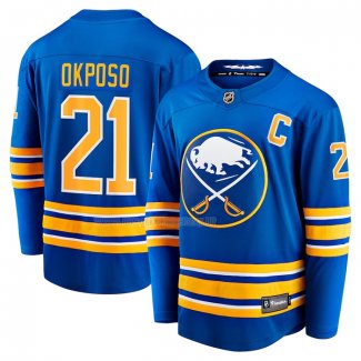 Maglia Hockey Buffalo Sabres Kyle Okposo Home Breakaway Blu
