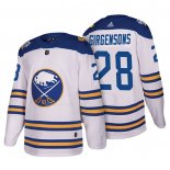 Maglia Hockey Buffalo Sabres Zemgus Girgensons Autentico 2018 Winter Classic Bianco