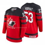 Maglia Hockey Canada Bo Horvat 2018 Iihf World Championship Giocatore Rosso