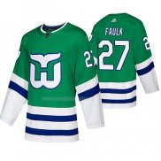 Maglia Hockey Carolina Hurricanes Justin Faulk Whalers Night Verde