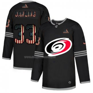 Maglia Hockey Carolina Hurricanes Scott Darling 2020 USA Flag Nero