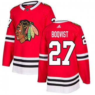Maglia Hockey Chicago Blackhawks Adam Boqvist Home Autentico Rosso