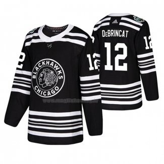 Maglia Hockey Chicago Blackhawks Alex Debrincat 2019 Winter Classic Nero