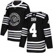 Maglia Hockey Chicago Blackhawks Bobby Orr Autentico 2019 Winter Classic Nero