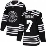 Maglia Hockey Chicago Blackhawks Chris Chelios Autentico 2019 Winter Classic Nero