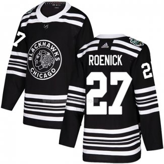 Maglia Hockey Chicago Blackhawks Jeremy Roenick Autentico 2019 Winter Classic Nero
