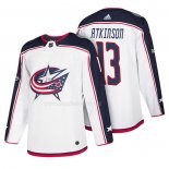 Maglia Hockey Columbus Blue Jackets Cam Atkinson 2018 Bianco
