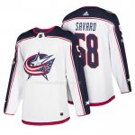 Maglia Hockey Columbus Blue Jackets David Savard 2018 Bianco