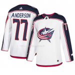 Maglia Hockey Columbus Blue Jackets Josh Anderson Away Bianco
