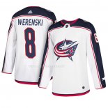 Maglia Hockey Columbus Blue Jackets Zach Werenski Away Bianco