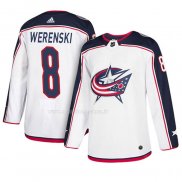 Maglia Hockey Columbus Blue Jackets Zach Werenski Away Bianco