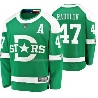 Maglia Hockey Dallas Stars Alexander Radulov Breakaway Giocatore 2020 Winter Classic Verde