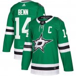 Maglia Hockey Dallas Stars Jamie Benn Autentico Verde