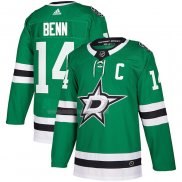 Maglia Hockey Dallas Stars Jamie Benn Autentico Verde