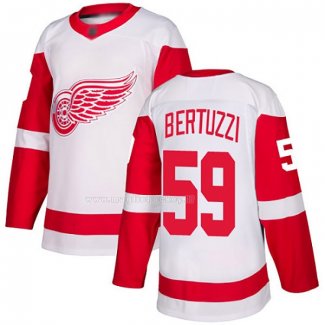 Maglia Hockey Detroit Red Wings Tyler Bertuzzi Road Autentico Bianco