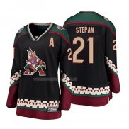 Maglia Hockey Donna Arizona Coyotes Derek Stepan Heritage Alternato Breakaway Nero