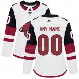 Maglia Hockey Donna Arizona Coyotes Personalizzate Away Bianco