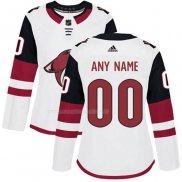 Maglia Hockey Donna Arizona Coyotes Personalizzate Away Bianco