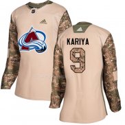 Maglia Hockey Donna Colorado Avalanche Paul Kariya Autentico 2017 Veterans Day Camuffamento