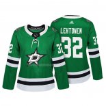 Maglia Hockey Donna Dallas Stars Kari Lehtonen Autentico Giocatore Verde