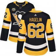 Maglia Hockey Donna Pittsburgh Penguins Carl Hagelin 50 Anniversary Home Premier Nero