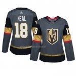 Maglia Hockey Donna Vegas Golden Knights James Neal Home Autentico Giocatore Gris