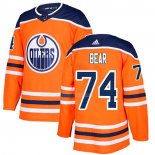 Maglia Hockey Edmonton Oilers Ethan Bear Home Autentico Arancione