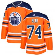 Maglia Hockey Edmonton Oilers Ethan Bear Home Autentico Arancione