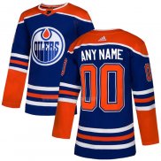 Maglia Hockey Edmonton Oilers Personalizzate Alternato Autentico Blu