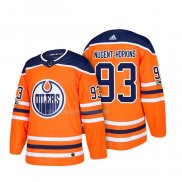 Maglia Hockey Edmonton Oilers Ryan Nugent-hopkins 2018 Arancione