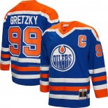 Maglia Hockey Edmonton Oilers Wayne Gretzky Mitchell & Ness Big & Tall 1986 Blue Line Blu