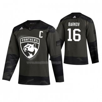Maglia Hockey Florida Panthers Aleksander Barkov 2019 Veterans Day Camuffamento