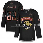 Maglia Hockey Florida Panthers Denis Malgin 2020 USA Flag Nero
