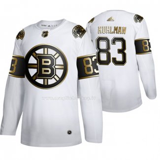 Maglia Hockey Golden Edition Boston Bruins Karson Kuhlman Limited Bianco