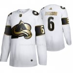 Maglia Hockey Golden Edition Colorado Avalanche Erik Johnson Limited Bianco