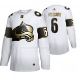 Maglia Hockey Golden Edition Colorado Avalanche Erik Johnson Limited Bianco