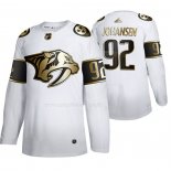 Maglia Hockey Golden Edition Nashville Predators Ryan Johansen Limited Bianco