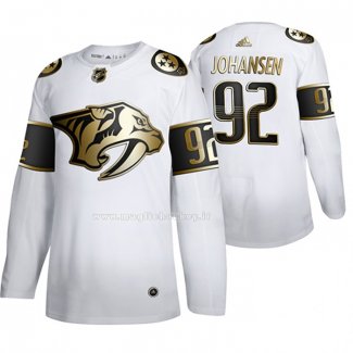 Maglia Hockey Golden Edition Nashville Predators Ryan Johansen Limited Bianco