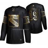 Maglia Hockey Golden Edition New York Rangers Jean Ratelle Retired Giocatore Autentico Nero