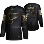Maglia Hockey Golden Edition St. Louis Blues Bernie Federko Retired Giocatore Autentico Nero