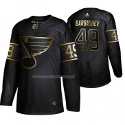Maglia Hockey Golden Edition St. Louis Blues Ivan Barbashev Autentico Nero