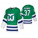 Maglia Hockey Hartford Whalers Andrei Svechnikov Autentico Heritage Verde