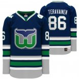 Maglia Hockey Hartford Whalers Teuvo Teravainen Heritage Night Throwback Blu