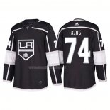 Maglia Hockey Los Angeles Kings Dwight King Home 2018 Nero