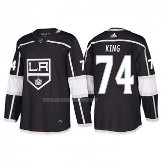 Maglia Hockey Los Angeles Kings Dwight King Home 2018 Nero