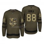 Maglia Hockey Los Angeles Kings Jarome Iginla 2018 Salute To Service Verde Militare